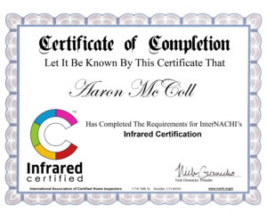 Infrared Certified Certificate